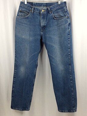 Riders by Lee Jeans Men's Size 34x29 Stonewash Blue Straight Leg